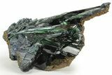 Gemmy, Emerald-Green Vivianite Crystal Cluster - Brazil #218193-2